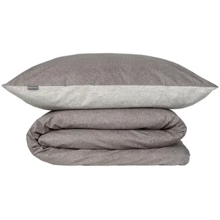 SCHIESSER Vinnie unifarben Grau 135 x 200 cm + 80 x 80 cm