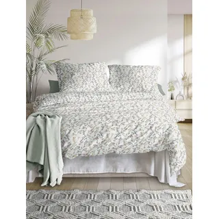 IRISETTE Easy 8665 Blumen Rot 155 x 220 cm + 2 x 80 x 80 cm