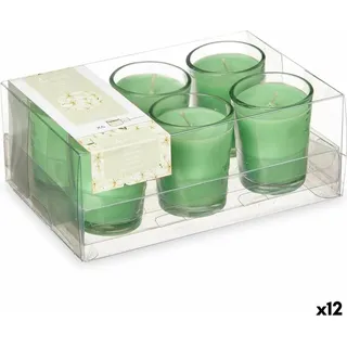 Acorde 48-H-AR Jazmín Vase Duftkerzen-Set (12 Stück) - Grün