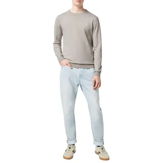 Scotch & Soda Men's Seasonal core-Ecovero Regular fit Jumper Pullover Sweater, Highway Grey, L