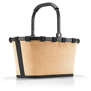 Carrybag XS frame raffia black