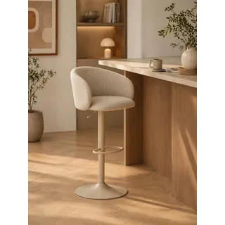 Actona Barhocker Eleanor gepolstert 42 x 110 x 56 cm Beige