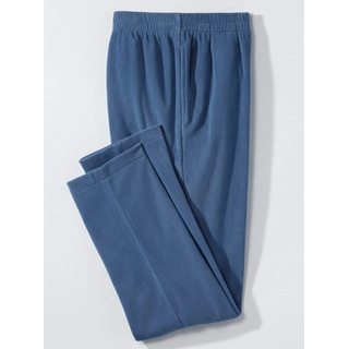 Fleecehose CLASSIC, Herren, Gr. 48/50, Normalgrößen, blau, 100% Polyester, unifarben, lang, Hosen Fleecehose