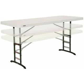Lifetime Gartentisch 183 x 76 x 91 cm Weiß klappbar