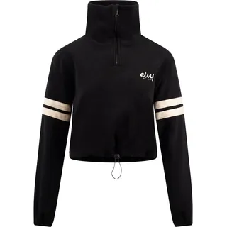 Eivy Damen Peg Zip Cropped Fleece Pullover (Größe S, braun)