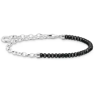 Thomas Sabo Armband mit schwarzen Perlen 925 Sterling Silber A2100-130-11-L14