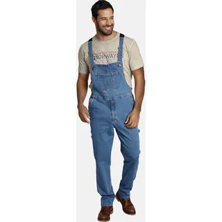 Latzjeans JAN VANDERSTORM "Latzhose KEARON", Herren, Gr. 74, N-Gr, blau, Obermaterial: 98% Baumwolle CO. 2% Elasthan EL., Hosen Latzjeans