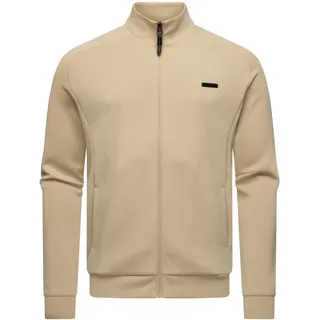 Sweatjacke RAGWEAR "Sweatjacke Vittom", Herren, Gr. XXL, beige (sand), Obermaterial: 47% Modal CMD. 47% Polyester PES. 6% Elasthan EL., Sweatjacken Sweatjacke