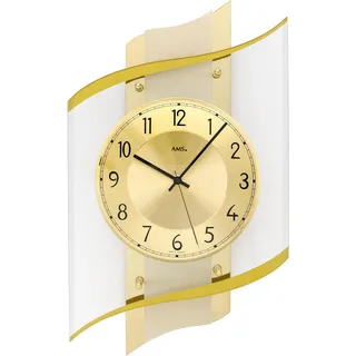 AMS Funkwanduhr 29,0 cm 5515 gold