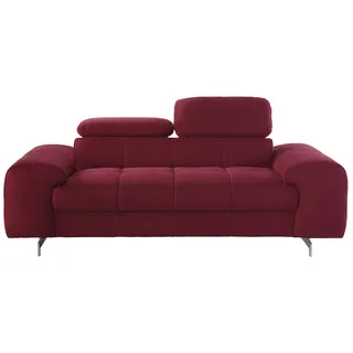 Cotta Couch Kunstleder 2-Sitzer Rot