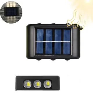 Robertagor Driwei LED Solar Außen-Fackel 6 LED Wandleuchte IP65 TE-B0567