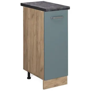 Vicco Unterschrank Apothekerschrank 30 x 81,6 x 60 cm Blau-Grau