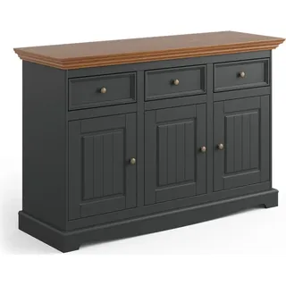 Design Kommoden Schrank Holz Hochglanz xxl Big Luxus Sideboard Regal Neu Kommode - Schwarz