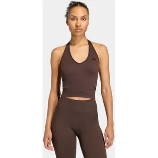 adidas Performance Tanktop "WORKOUT ESSENTIALS KNIT NECKHOLDER", aurora coffee