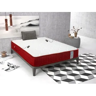 Imperial Confort Helsinki - Viskoelastische Matratze aus Graphen, mit Massage, 160 x 200 cm, Dicke 25 cm, wendbar