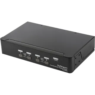 Startech StarTech.com 4-Port DisplayPort KVM Switch - 4K 60Hz - KVM - audio-switch & 4 porte