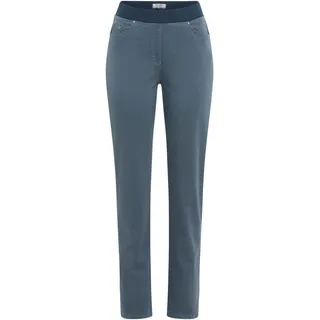 RAPHAELA by BRAX Damen Pamina Cosy Winter Cotton Hose, Smoky Blue, 36W / 30L