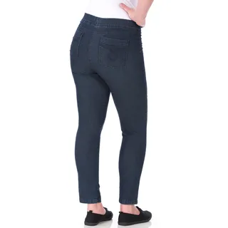 Jeansjeggings KJBRAND "JENNY", Damen, Gr. 42, N-Gr, blau (denim stone), Denim/Jeans, Obermaterial: 78% Baumwolle, 18% Polyester, 4% Elasthan, unifarben, skinny fit lang, Jeans Jeansjeggings, angenehm weiche Quer-Stretch Qualität