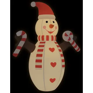 vidaXL Aufblasbarer Schneemann mit LEDs 630 cm