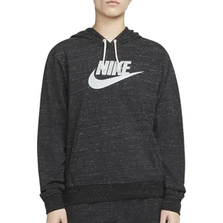 Nike Sportswear Gym Vintage Hoodie Damen black/white M