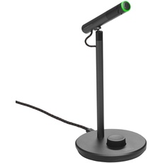 Bild von Quantum Stream Talk – USB-Mikrofon mit einfachem Kondensator und super-kardioidem Aufnahmemuster für Streaming, Aufnahmen und Gaming – Schwarz