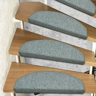 Stufenmatten Treppen Carlton Flachgewebe dezent Gemustert 2 Formen 5 Farben