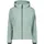 Woman Jacket Zip Hood Jade XL