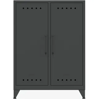 BISLEY Fern Aktenschrank 80 x 40 x 110 cm grau