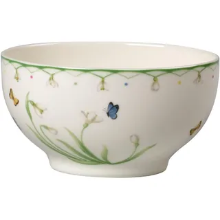 Villeroy & Boch Colourful Spring Schale Weiß/Bunt, Spülmaschinenfest, Mikrowellensicher, Schüssel, Bowl, Müslischale, Salatschüssel, Ostern Geschenk, Oster Deko, Deko Ostern, Premium Porzellan
