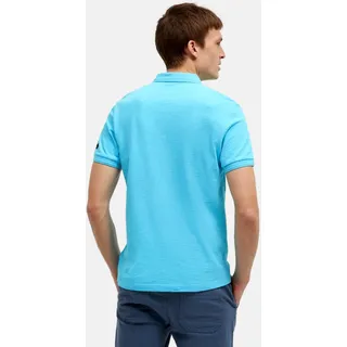Camp David Poloshirt Windsurfing Kurzarmshirt mit Polokragen - Hellblau