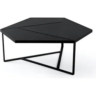JV moebel Designertisch Schwarz Holz 95 x 41 cm