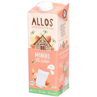 Allos Mandel Drink 0% Zucker, EU Bio Flüssigkeit 1 l