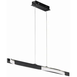 Fischer & Honsel Bridge 1x LED 18 Watt 7 cm rund/sandschwarz/nickelfarben matt