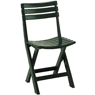 Dmora - Outdoor-Stuhl Terni, Klappbarer Gartensitz, Stuhl für Esstisch, Außensessel, 100 % Made in Italy, 44 x 41 x 78 cm, Grün