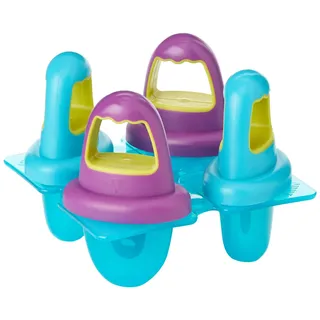 NUK Fresh Foods Eisförmchen baby | 4 Förmchen zum Einfrieren von Obst oder Joghurt, Bunt