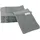 COLOR BATH Waschhandschuh 16 x 21 cm grau