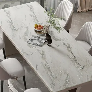 VaryFloral Klebefolie Marmoroptik Silber Beige 30cmx300cm Tapete Selbstklebend Marmoroptik Möbelfolie Selbstklebend Marmor Klebefolie Möbel Matt Wandtapete Retro Folie für Möbel Schränke Tisch