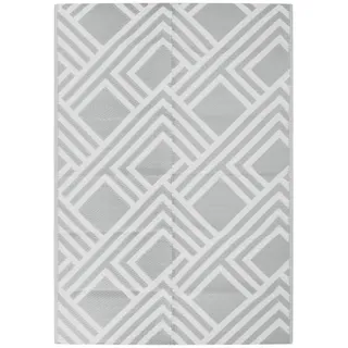 vidaXL Outdoor-Teppich ARAKIL Grau 140x200 cm PP - Grau
