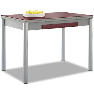 ASTIMESA M.108 100 x 60 2 Flügel mit Schublade, rund, weiß, T-Glas