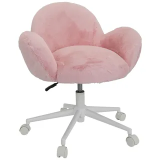 MID.YOU Jugenddrehstuhl Textil Rosa