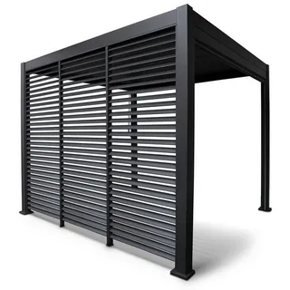 Gardenson SEITENTEIL FÜR PAVILLON Anthrazit - 113.3x238.2x10 cm