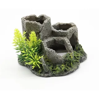 Amtra Deko Shrimp Playground Säule für Aquarien und Meerwasser aus Kunstharz, für Aquarien und Fischbecken, ungiftig, klein, 12,5 x 11,7 x 8 cm