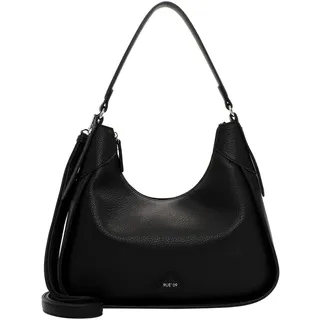 Beuteltasche EMILY & NOAH "Beutel E&N Bondy RUE 09", Damen, Gr. B/H/T: 33cm x 28cm x 9cm 0, schwarz (schwarz 100), PVC, Taschen Beuteltasche