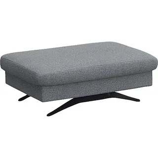 flexlux Pouf »Glow Sitzhocker, Polsterhocker« Hocker mit Stauraum, Fuß schwarz blau