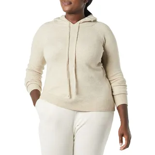 Amazon Essentials Damen Soft-Touch-Kapuzenpullover, Beige, L