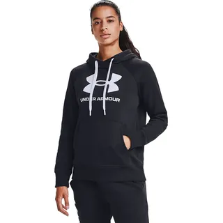 Under Armour Hoodie Logo-Print Schwarz M