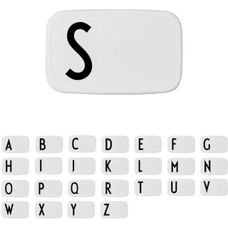 Design Letters Buchstaben Brotdose für Kinder, Erwachsene A-Z | Lunchbox BPA frei | Lunchbox Erwachsene | Personalisierte Geschenke | Ideal als Snackbox, Frühstücksbox, Brotbox Kinder, Brotdose Schule