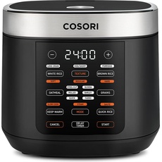 Cosori COS MultiCooker 5l, Dampfgarer + Reiskocher, Schwarz