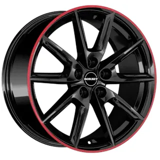 Borbet LX 8,0 x 18 5 x 108 ET45 Rot