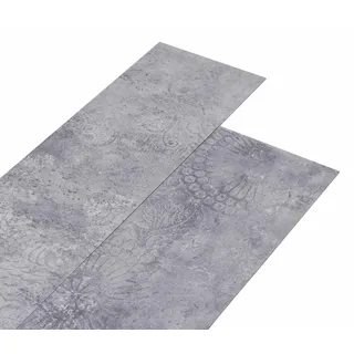 vidaXL Bodenplanken Zementgrau 5,02 m2 36 Stk. PVC - Grau